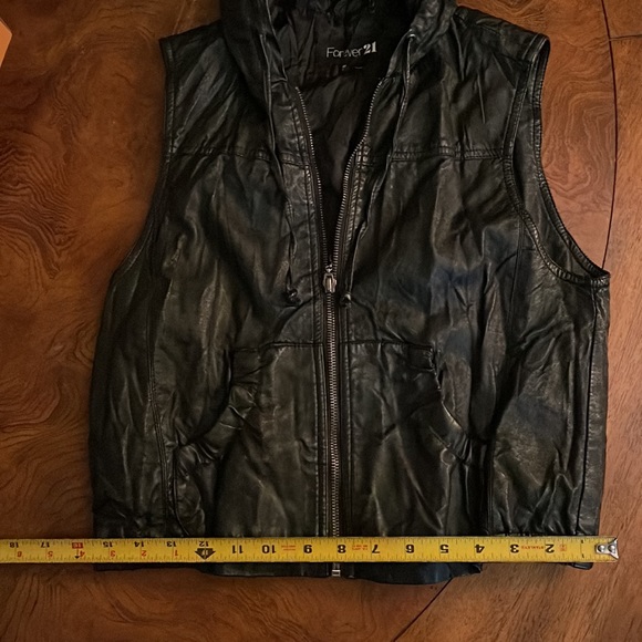 Forever 21 Faux Leather Vest - Picture 5 of 5
